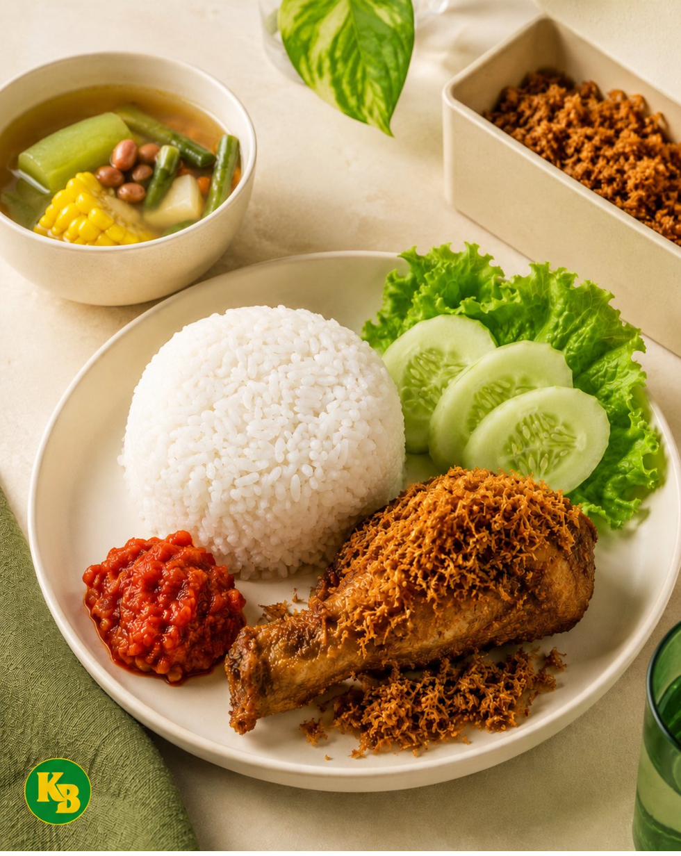 Menu andalan Warteg Karunia Bahari