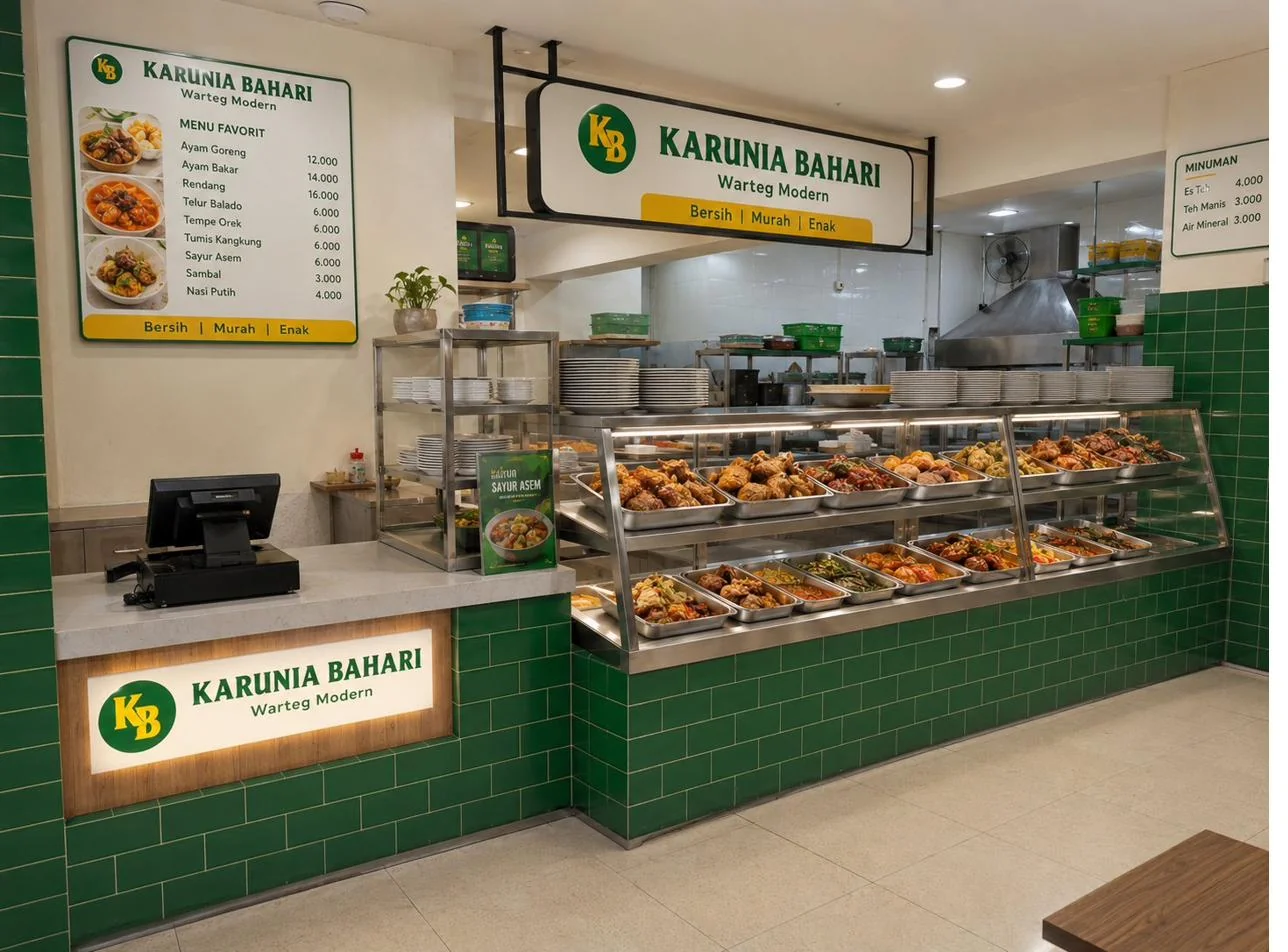Warteg Karunia Bahari modern